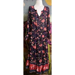 Old Navy Floral Maxi Dress L